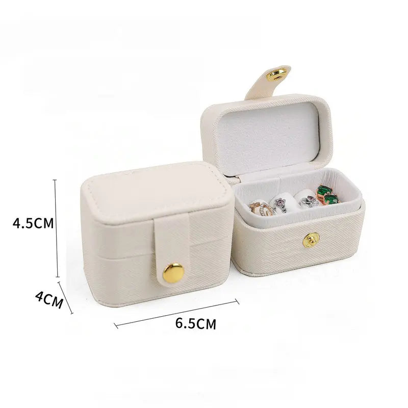 Mini Portagioie Quadrato in Pelle