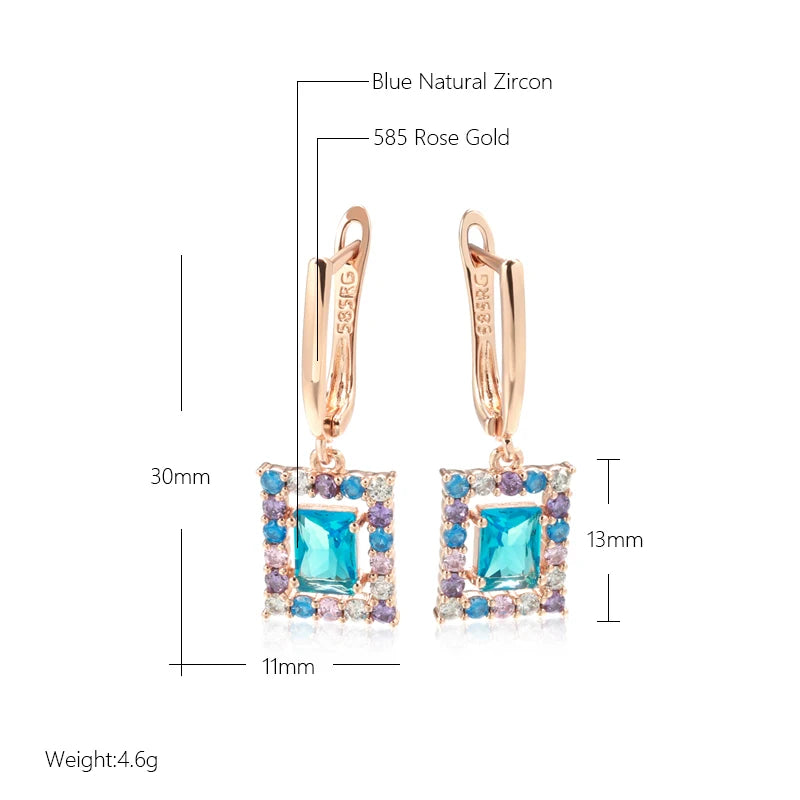Bluemarine Square Pendant Earrings