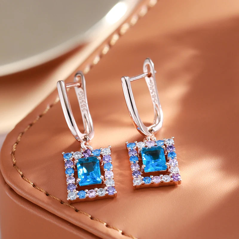 Bluemarine Square Pendant Earrings
