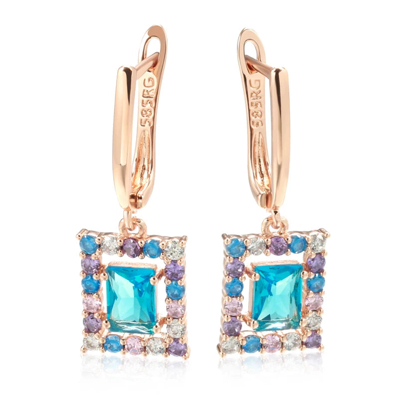 Bluemarine Square Pendant Earrings