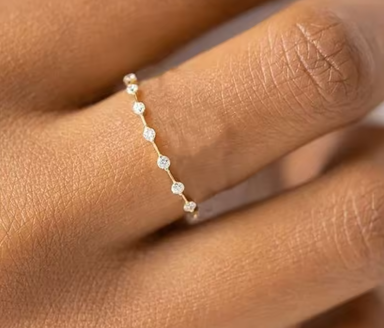 3-pezzi Classic Brilliant Anello