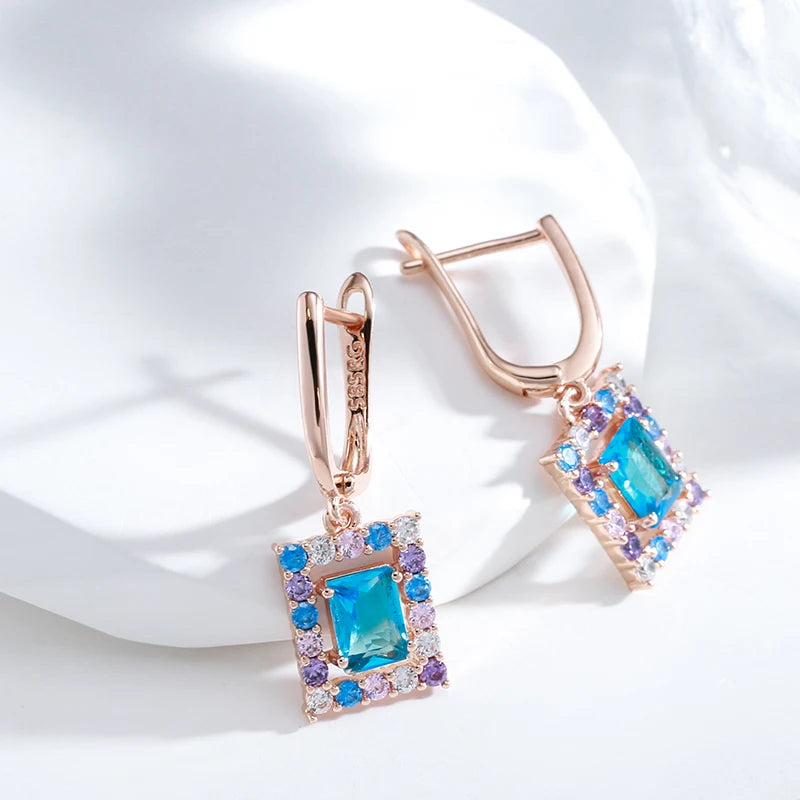 Bluemarine Square Pendant Earrings