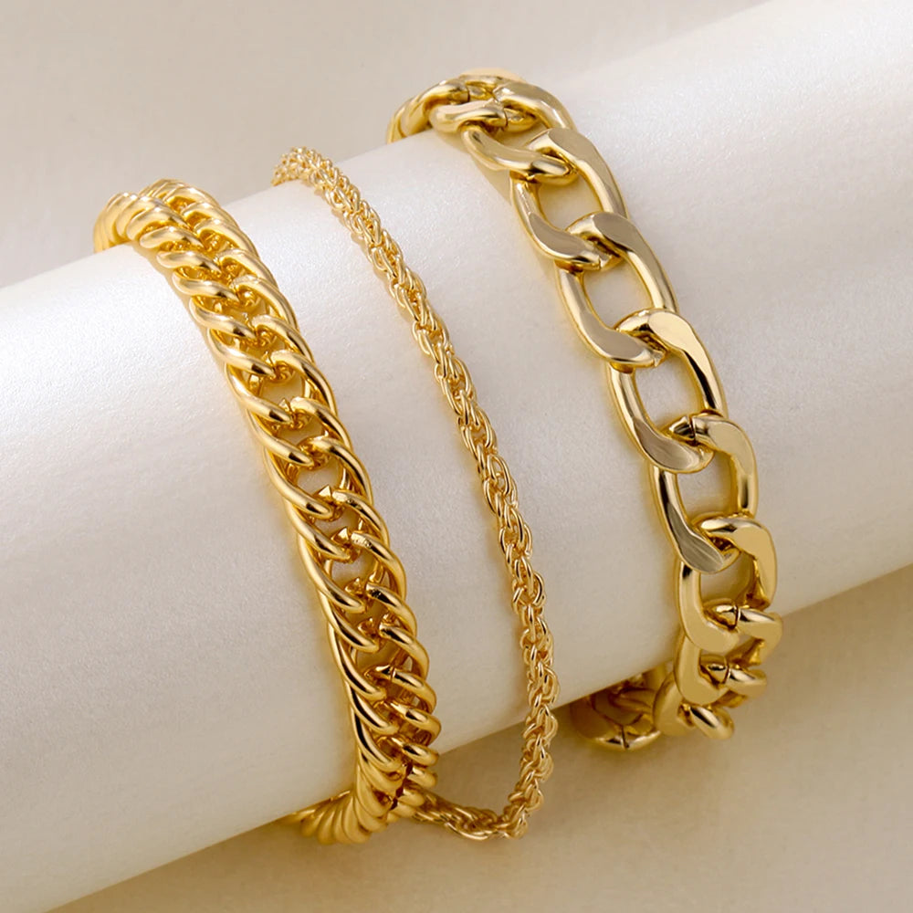 Classic Gold Set di Bracciali