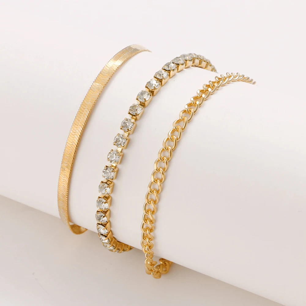 Classic Gold Set di Bracciali