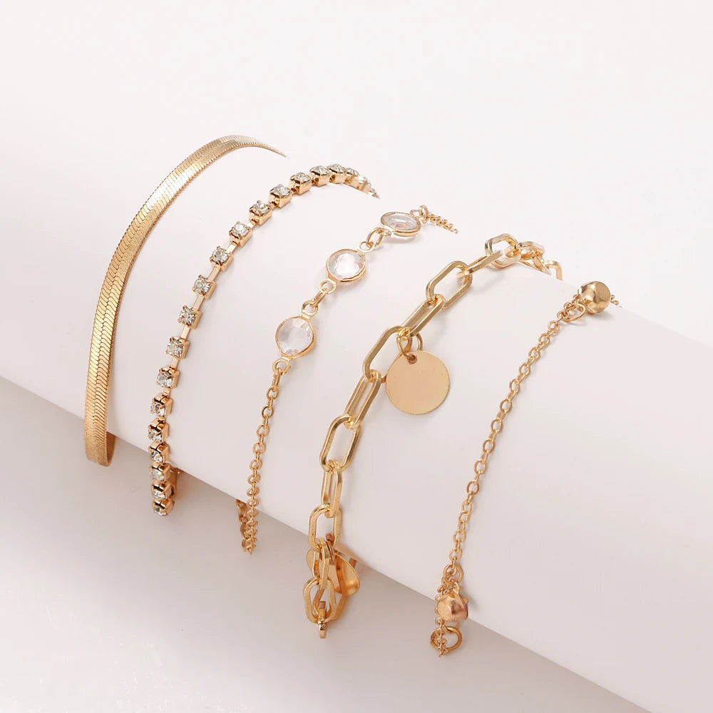 Classic Gold Set di Bracciali