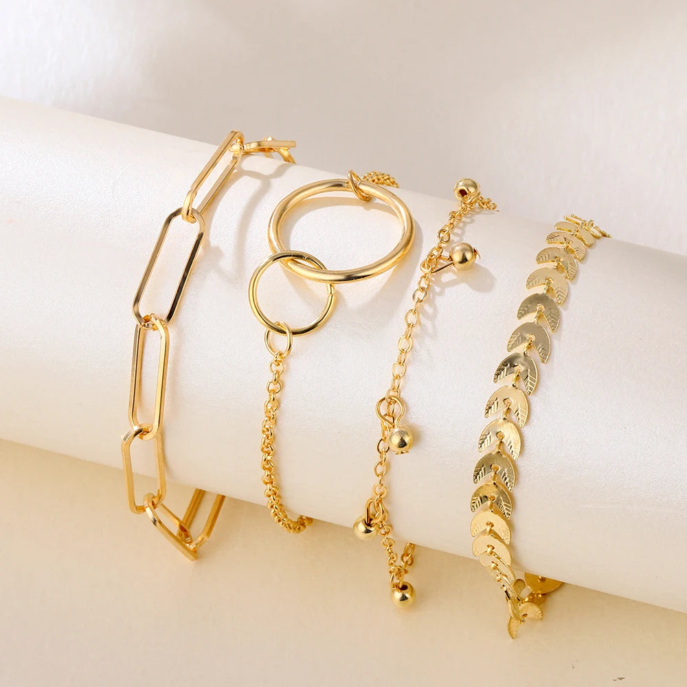 Classic Gold Set di Bracciali