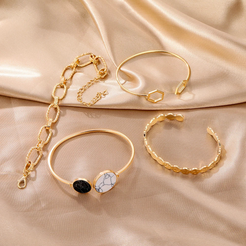 Classic Gold Set di Bracciali