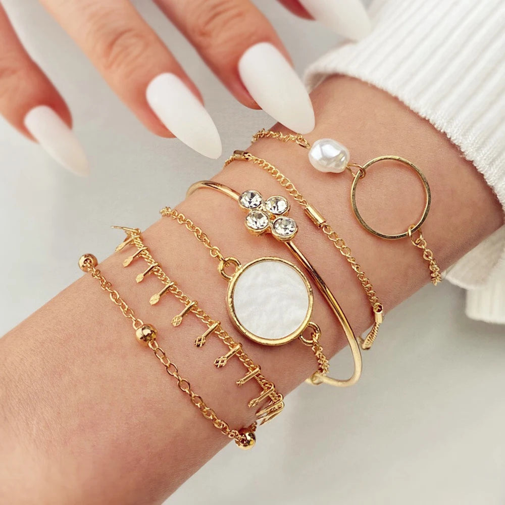 Classic Gold Set di Bracciali