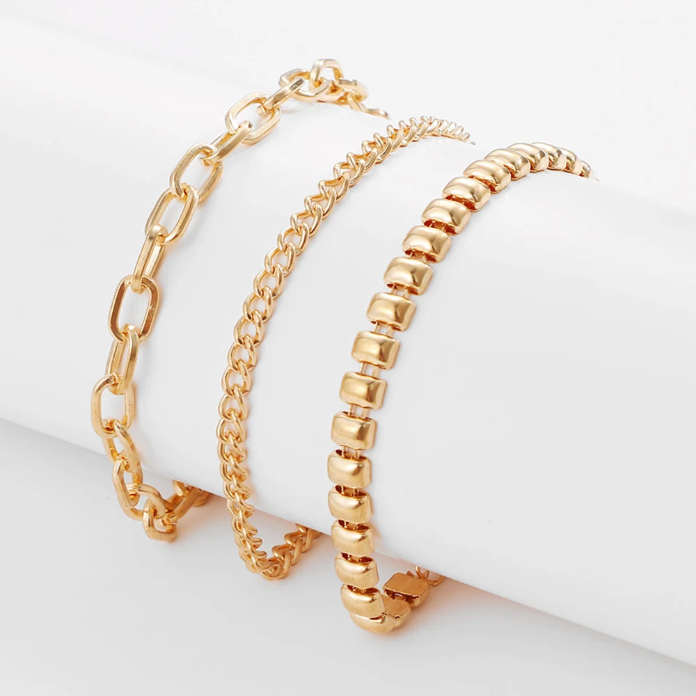 Classic Gold Set di Bracciali