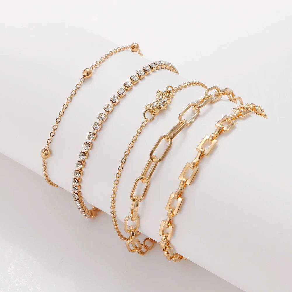 Classic Gold Set di Bracciali