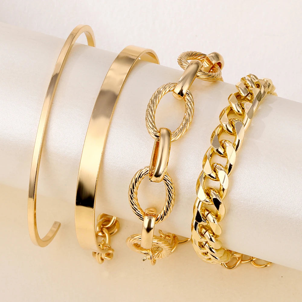 Classic Gold Set di Bracciali