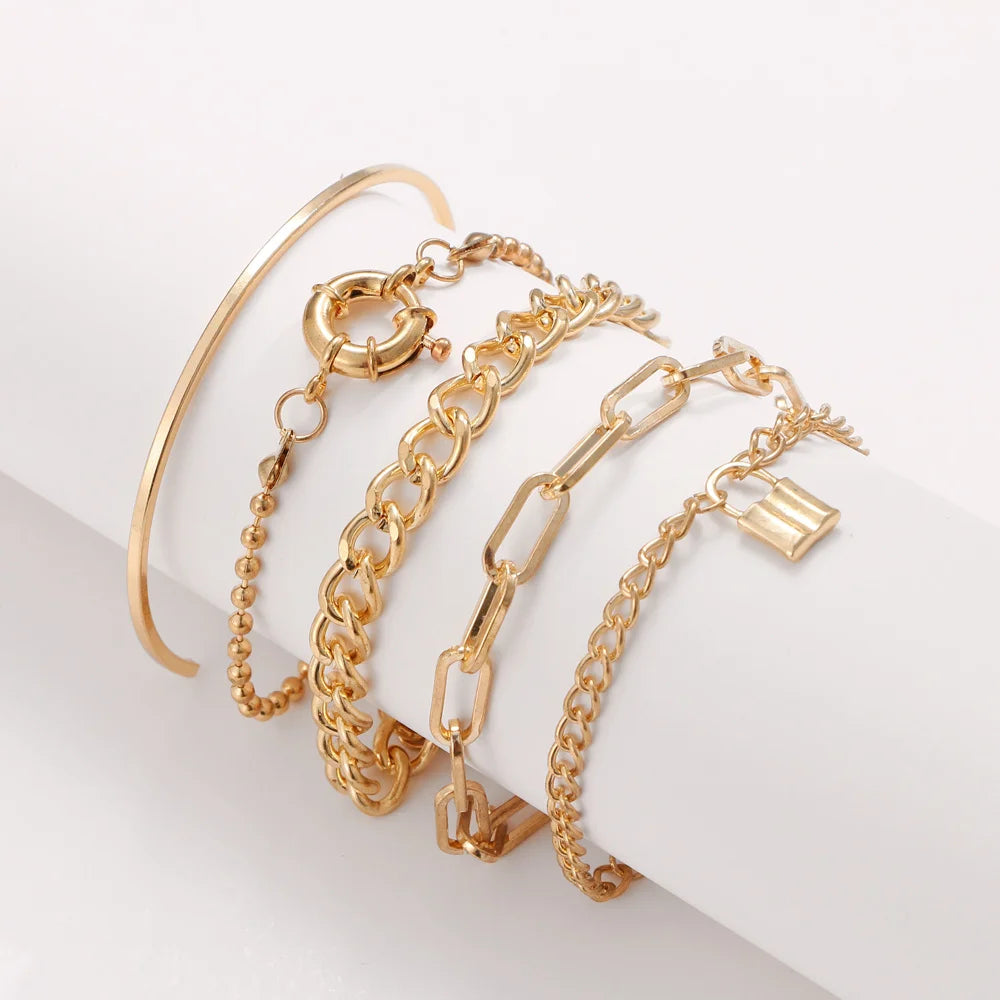 Classic Gold Set di Bracciali