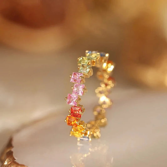 Romantic Rainbow Anello