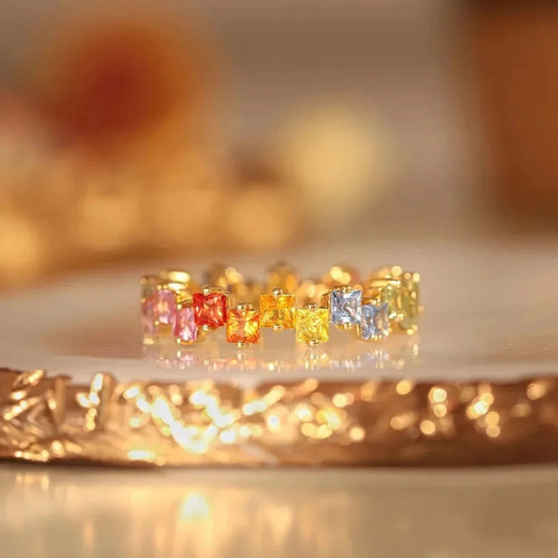 Romantic Rainbow Anello