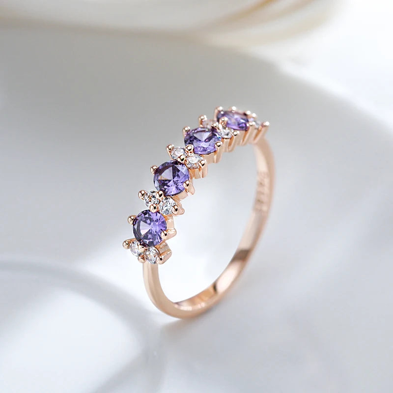 Purple Wisteria Classic Anello