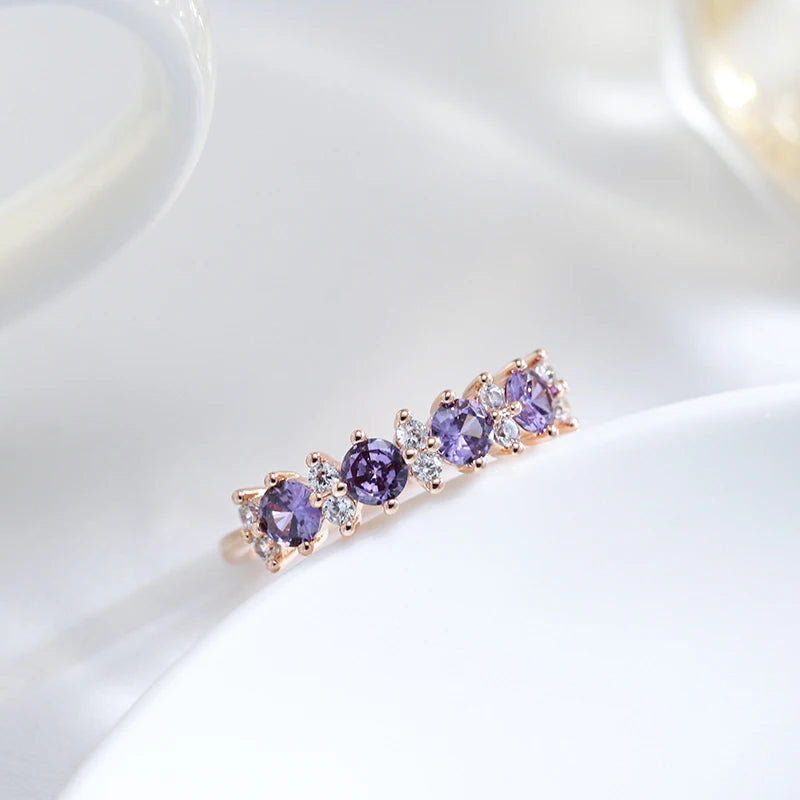 Purple Wisteria Classic Anello