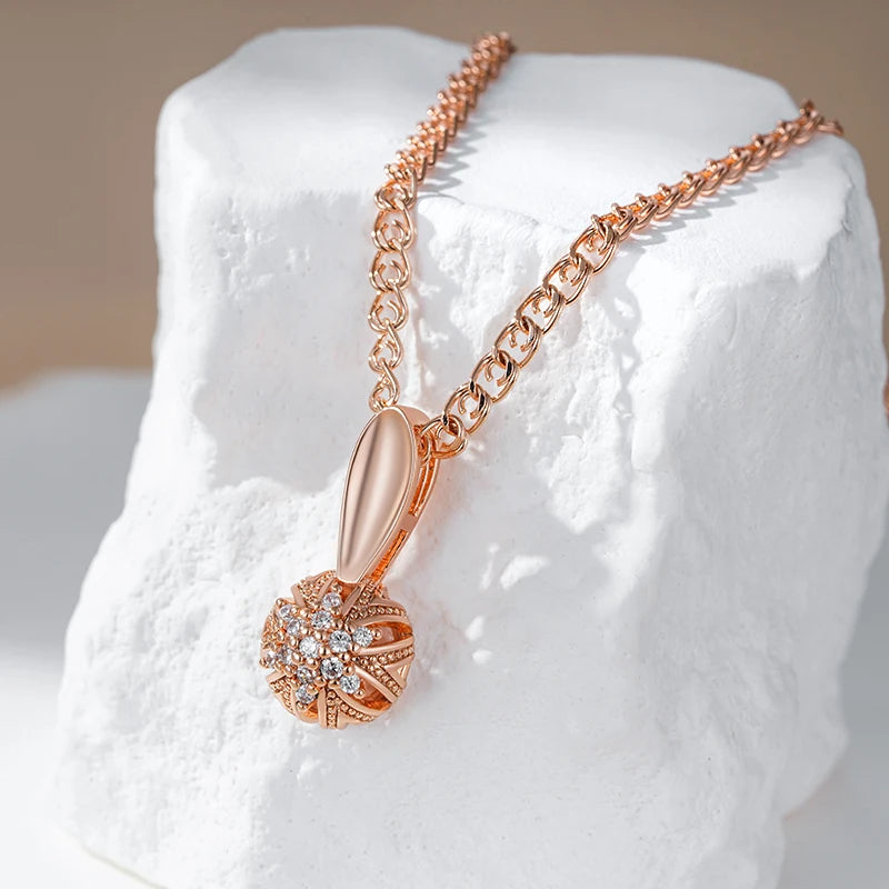 Snowflake Crystal Collana