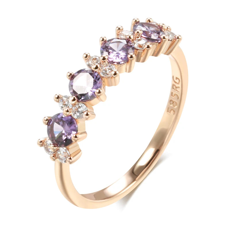 Purple Wisteria Classic Anello