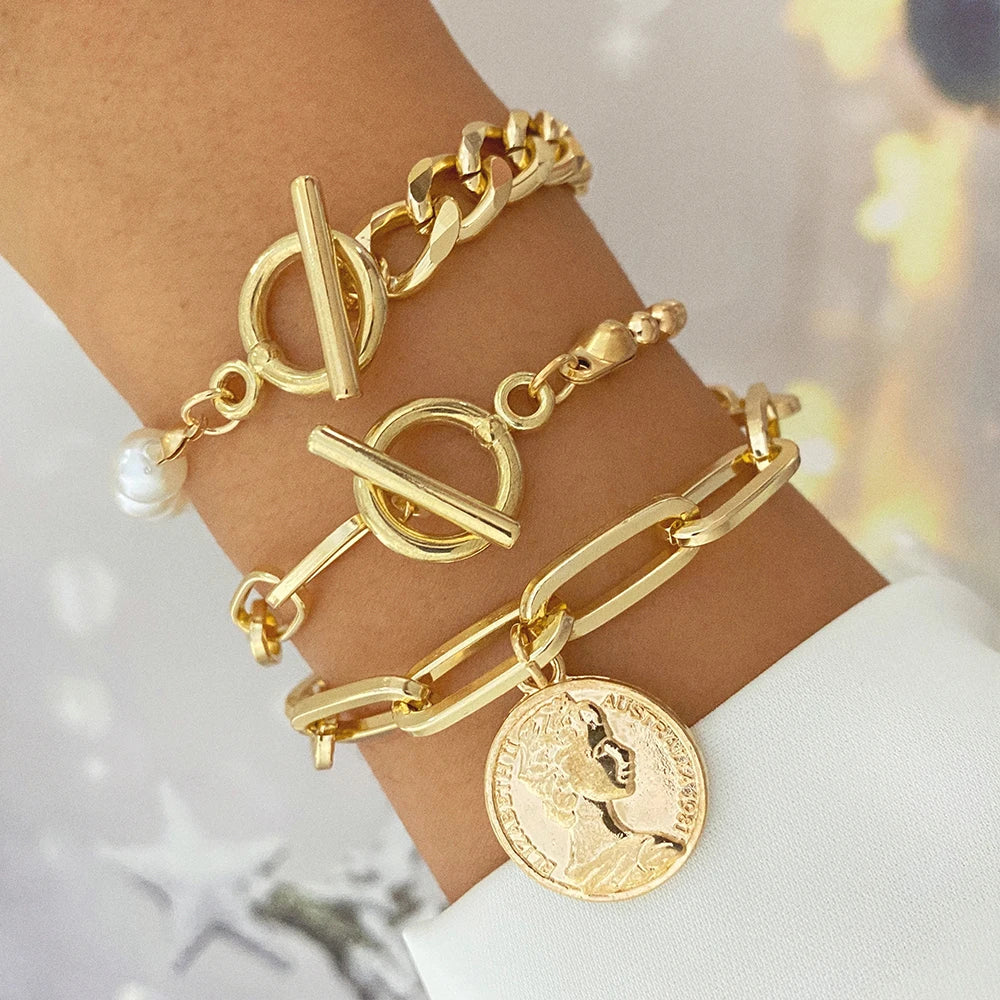 Elegance Gold Set di Bracciali