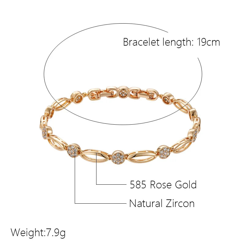 Simple Rose Gold Bracciale