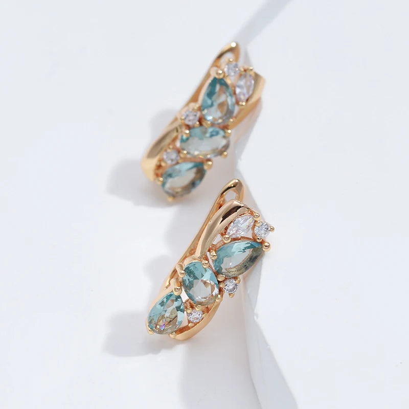 Set Light BLue Sky Orecchini & Anello