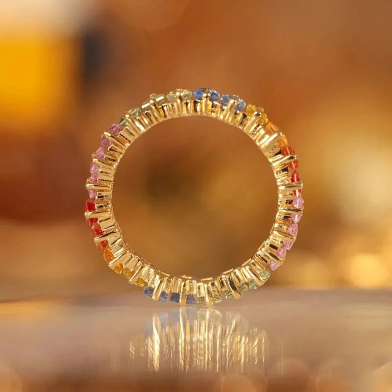 Romantic Rainbow Anello