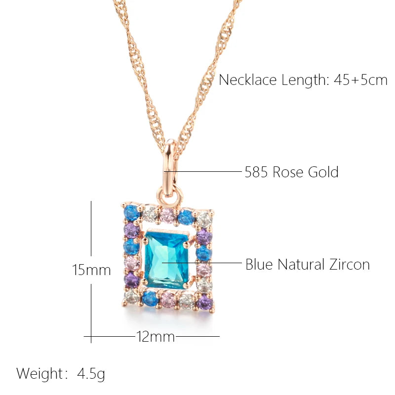 Bluemarine Square Pendant Collana